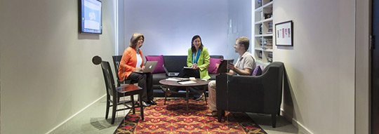 Creative services meeting space
