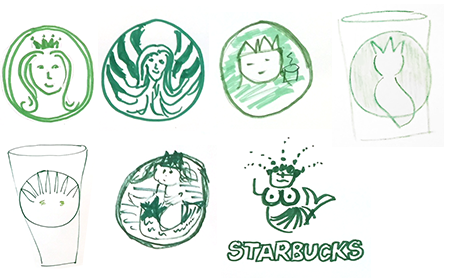 Starbucks logos